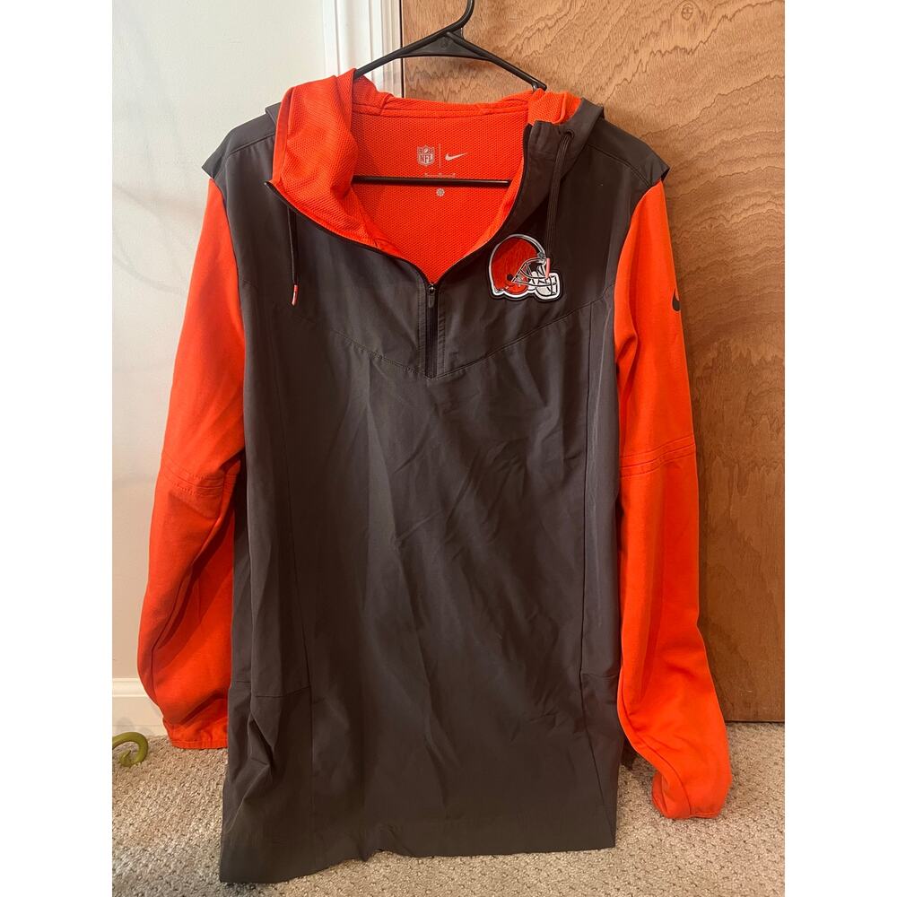 Nike Cleveland Browns 3/4 Zip Pullover
